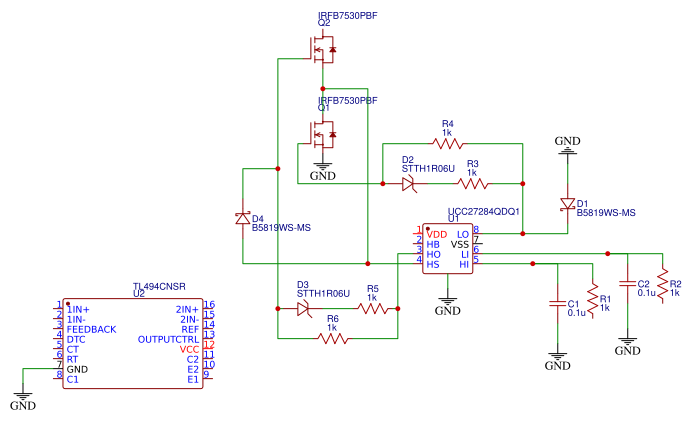 GATE DRIVER CIRCUIT FOR EV Resources - EasyEDA
