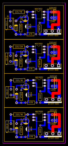 PCB_Module SSR 4 channel_3 Resources - EasyEDA