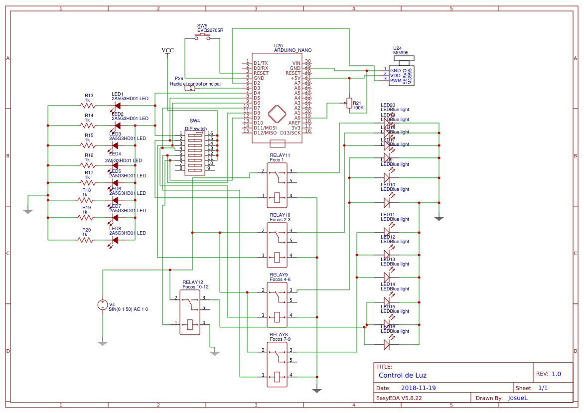 Control de iluminación Resources - EasyEDA