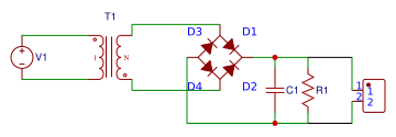 full-wave rectifier example Resources - EasyEDA