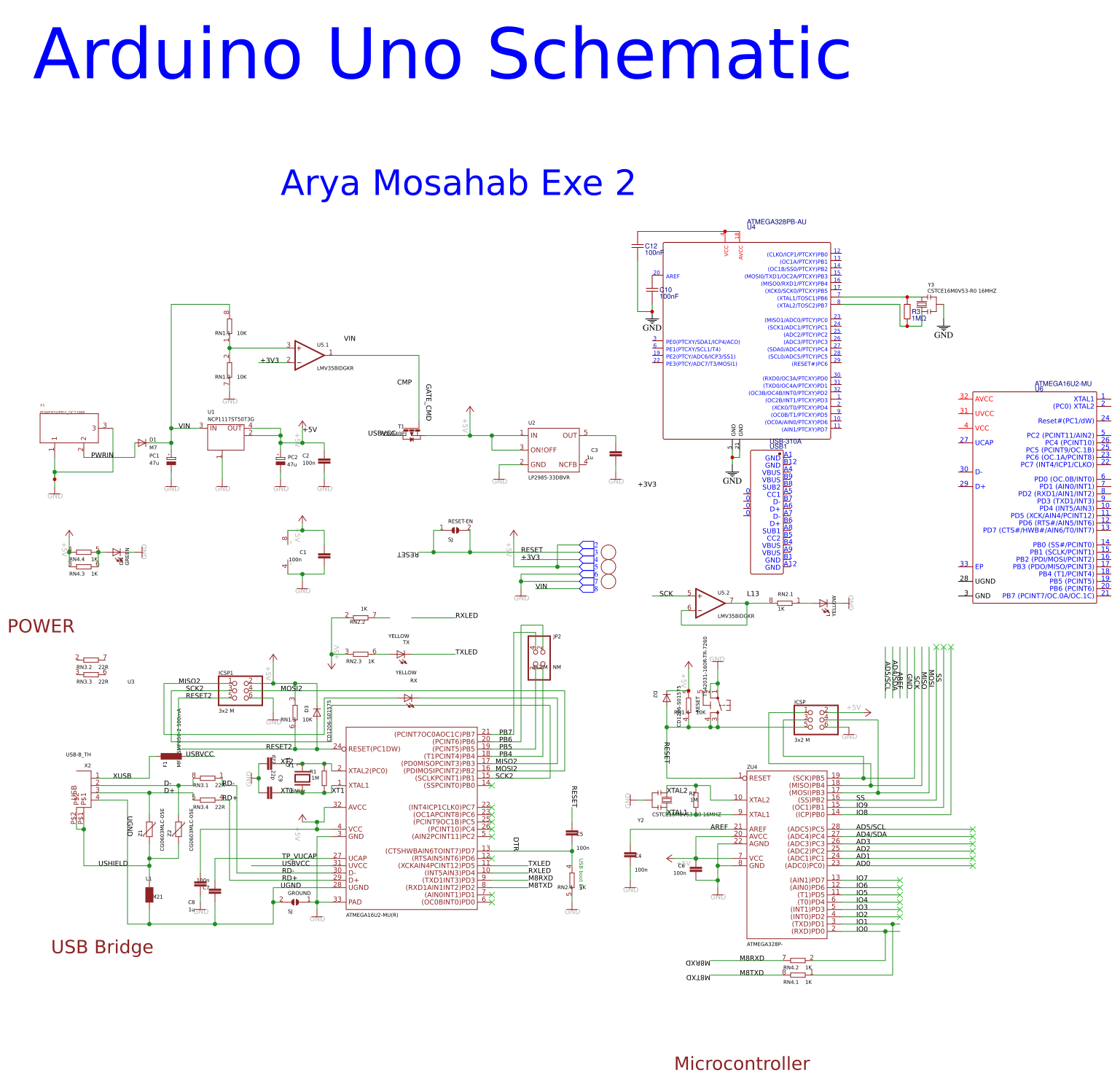 Esquema del Arduino UNO Resources - EasyEDA