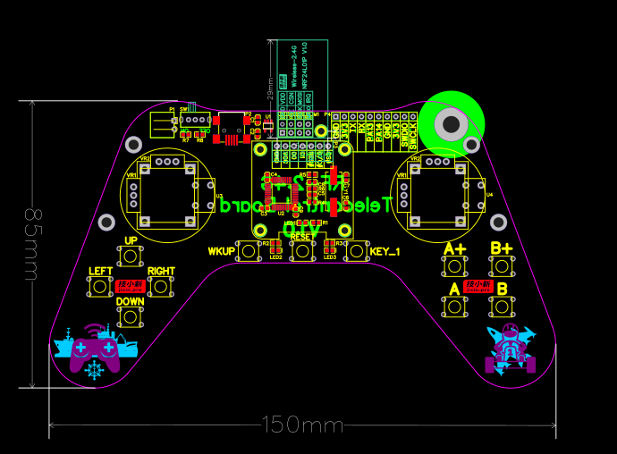 2.4G_Telecontrol_Board V1.0-PCB copy Resources - EasyEDA