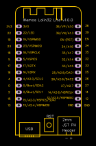 ESP32 Lolin32 lite Footprint 1 Resources - EasyEDA