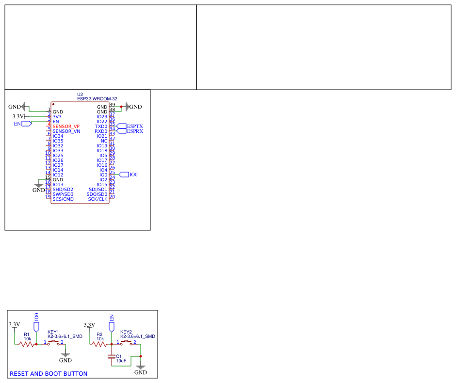 esp32 MINIMUM Resources - EasyEDA