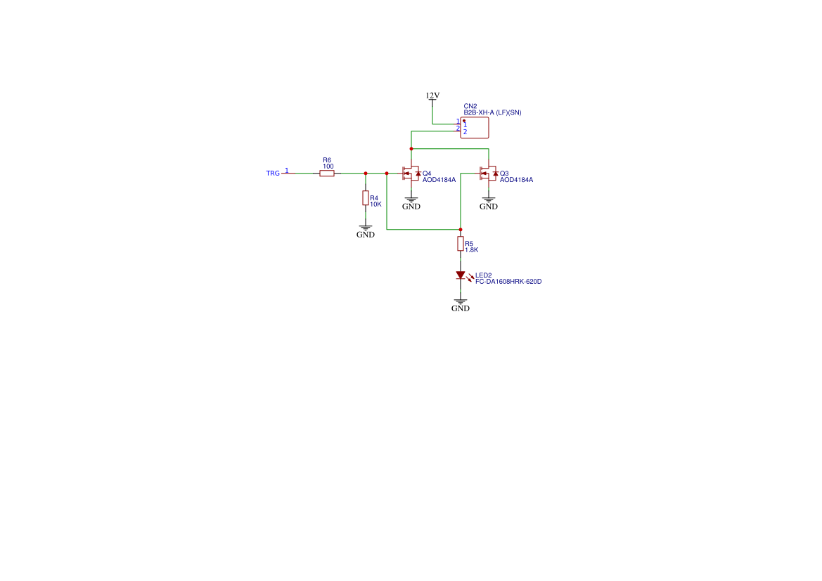 12V Dual MOSFET Trigger Resources - EasyEDA