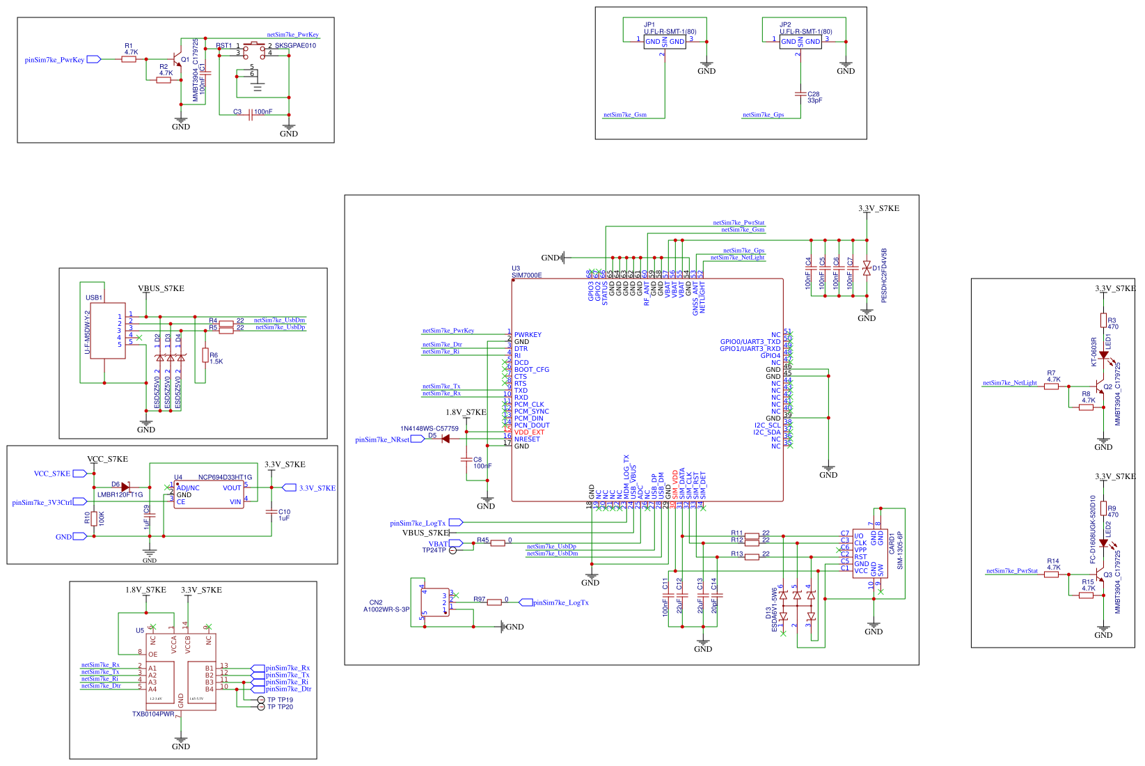 SIM7600 Resources - EasyEDA