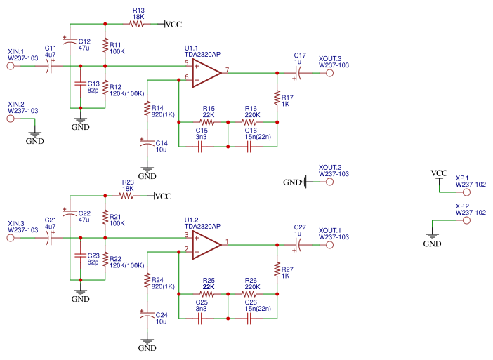 RIAA PREAMP PICUP Resources - EasyEDA