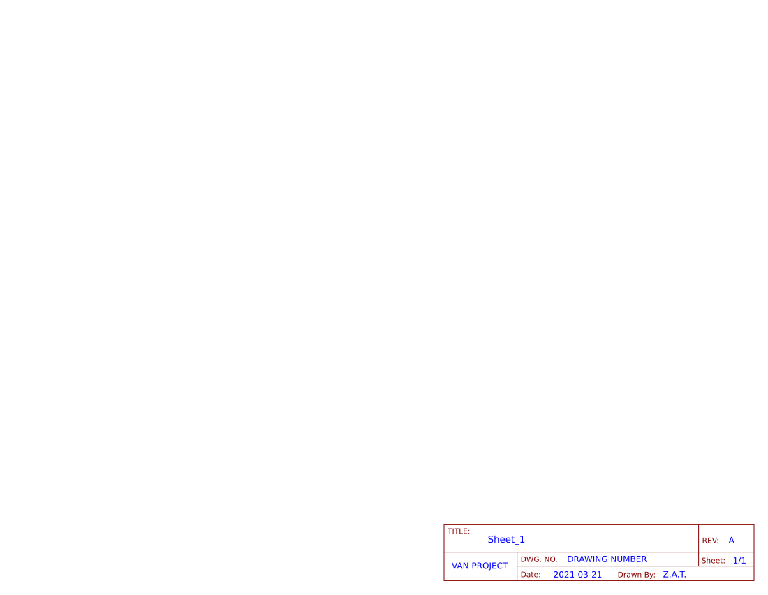 VAN PROJECT PCB SCHEMATIC BORDER Resources EasyEDA