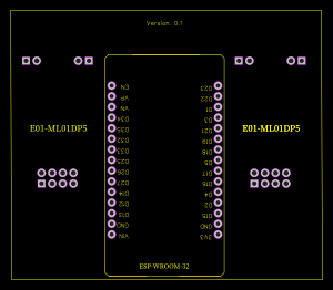 PCB_ESP32-WROOM-32_30PIN_E01-ML01DP5 Board Only Resources - EasyEDA