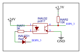 PC817 3.3 ~ 30 v input (witout isolate) Resources - EasyEDA