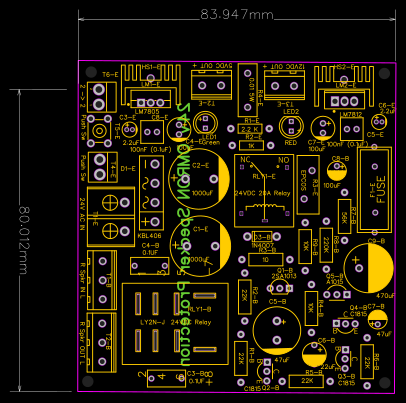 24V OMRON Speaker Protection w Relay Short Circuit Protection Resources ...