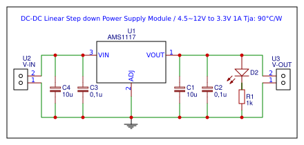 DC-DC Step Down 5~12V to 3.3V - AMS1117 Resources - EasyEDA