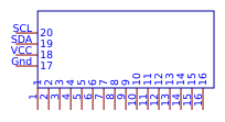 LCD I2C MODULE v1 Resources - EasyEDA