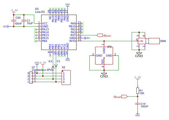 SCH_LoRa-E5 Resources - EasyEDA