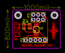 PCB MCP9808 I2C TEMP Resources - EasyEDA