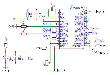 AlphaX-drv8825 Resources - EasyEDA