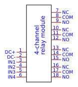 4-channel relay module Resources - EasyEDA
