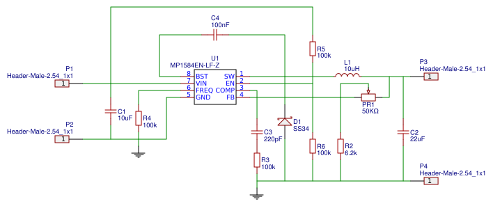 mp1584en _ voltage regulator Resources - EasyEDA