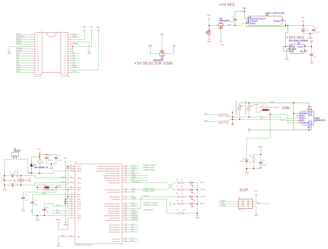 Adaptacion de arduino micro Resources - EasyEDA