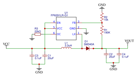 5-12V 3A boost module Resources - EasyEDA