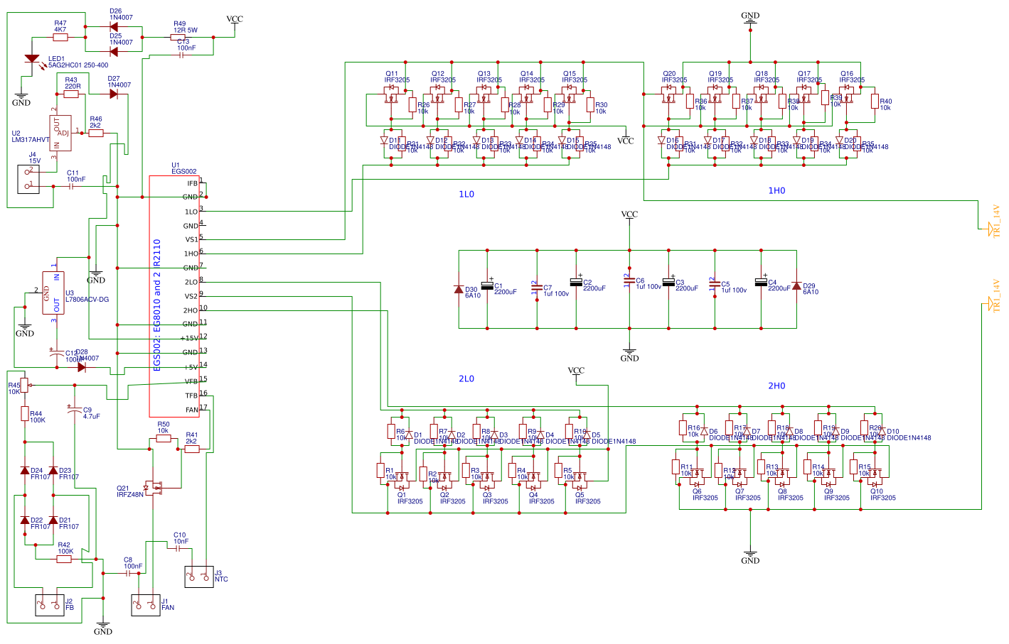 Pure Sine Wave Inverter EGS002 Based Resources - EasyEDA