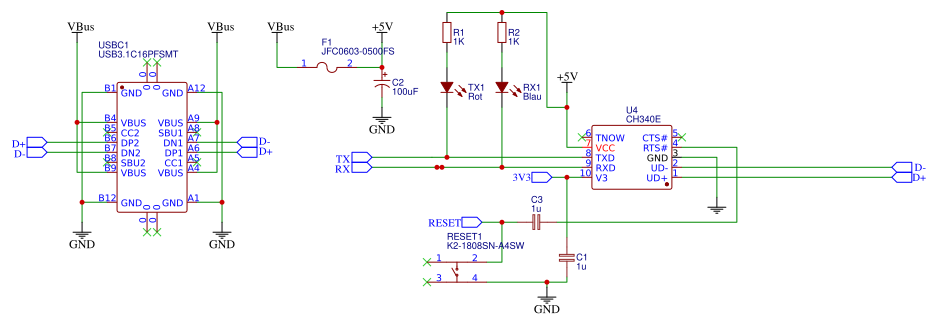 usb to ttl ch340E Resources - EasyEDA