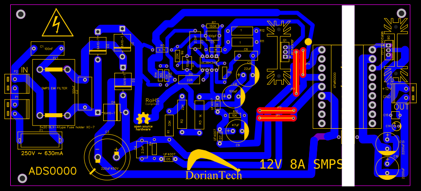 12V 8A POWER SUPPLY COPY Resources - EasyEDA