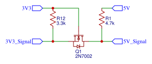 Bi-Directional Logic Level Shifter Resources - EasyEDA