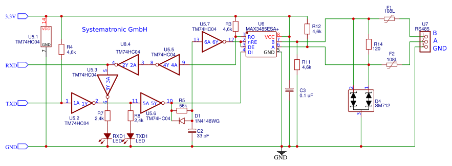 RS-485 adapter Resources - EasyEDA