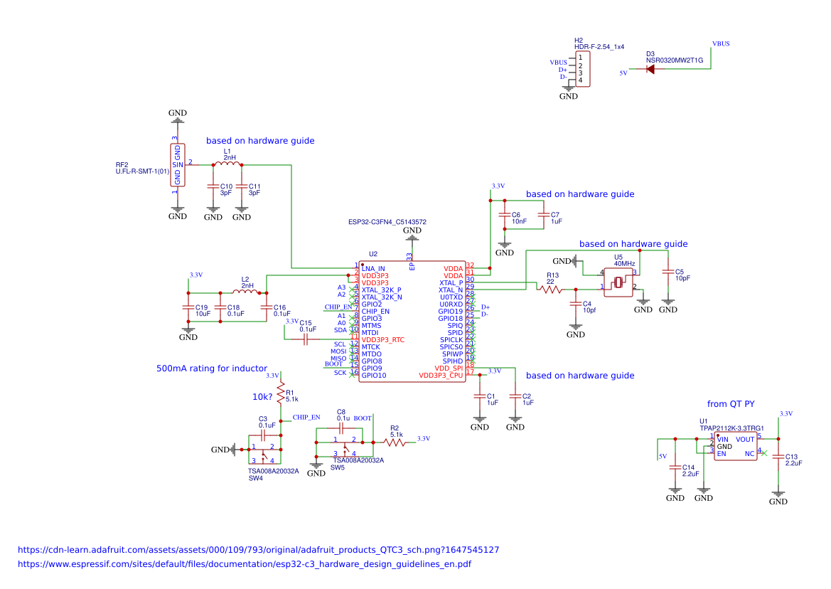 ESP32-C3FN4 Core Resources - EasyEDA