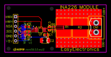 Ina226 Sensor Graphics PCB_INA226 Sensor Module Resources - EasyEDA