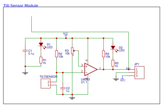 Tilt angle sensor module arduino Resources - EasyEDA