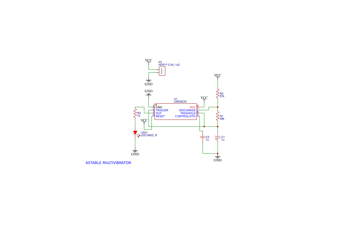 Astable Multivibrator Resources - EasyEDA