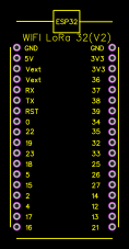 ESP32 - WIFI LoRa 32(V2) Resources - EasyEDA