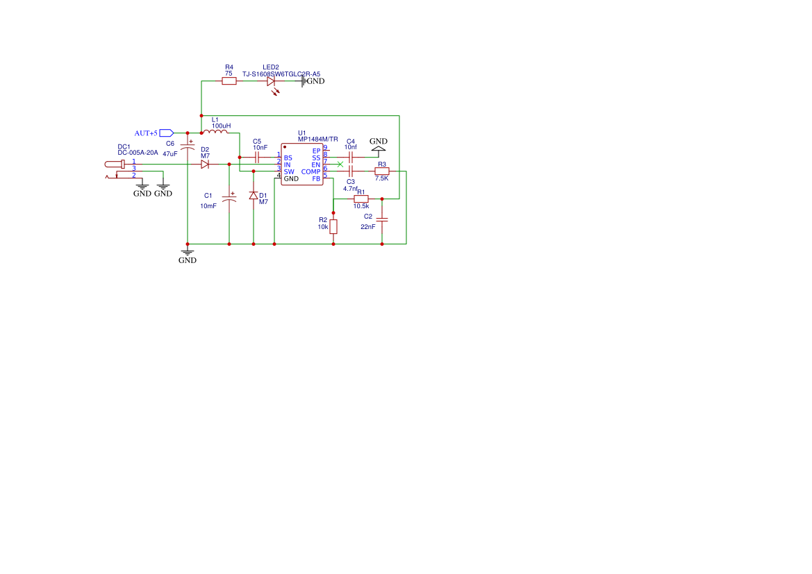 Стабилизатор MP1484 5V Resources - EasyEDA