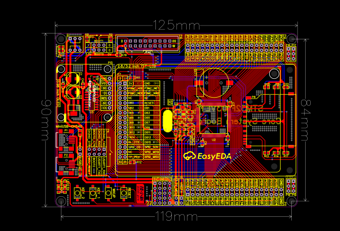 STM32F103VE_Board_JX V1.0-PCB copy Resources - EasyEDA