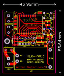 Water Flow Meter PCB Resources - EasyEDA