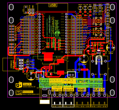 pcb esp32 trainer Resources - EasyEDA