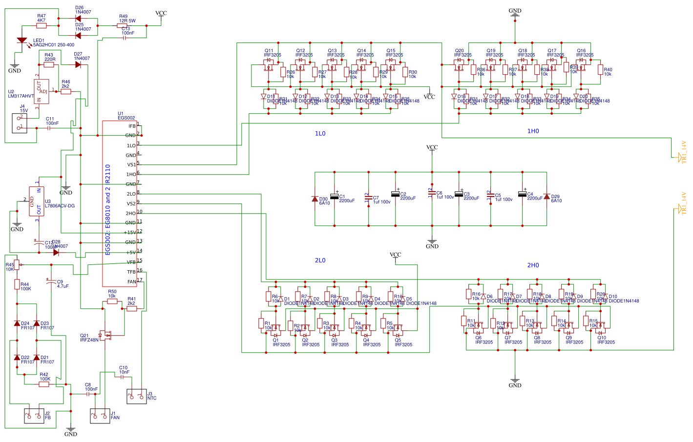 Pure Sine Wave Inverter EGS002 Based Resources - EasyEDA