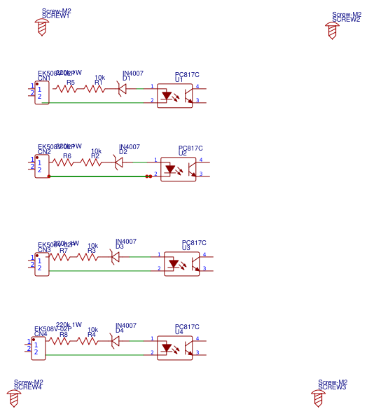 3 + 1 phase optocoupler 250V Resources - EasyEDA