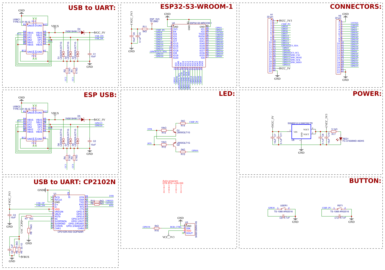 module ESP32 WROOM Resources - EasyEDA