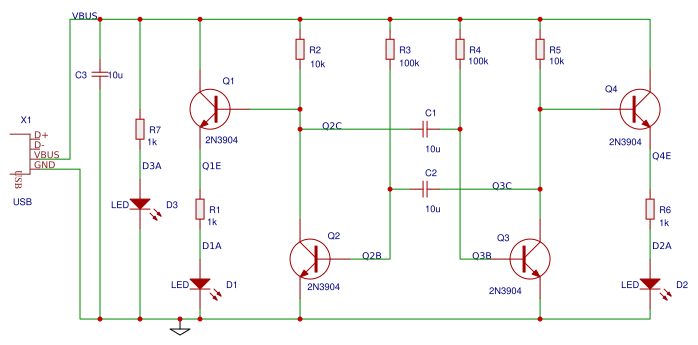 Astable Multivibrator Resources - EasyEDA
