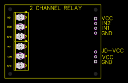 2CH 12V Relay Module Resources - EasyEDA