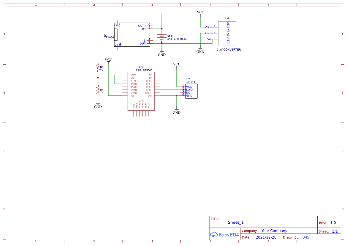 ESP Data Logger EasyEDA open source hardware lab