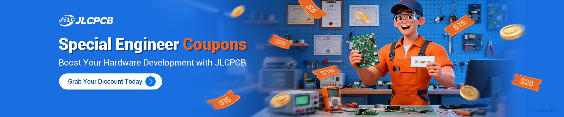 JLCPCB Special Engineer Coupons
