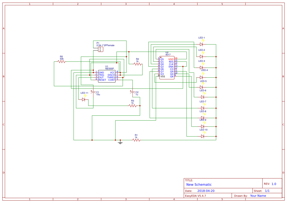 chaser led - EasyEDA open source hardware lab