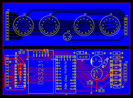 Old clock - EasyEDA open source hardware lab
