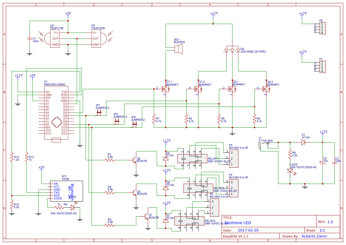 GESTIONE LED RGB copy - OSHWLab