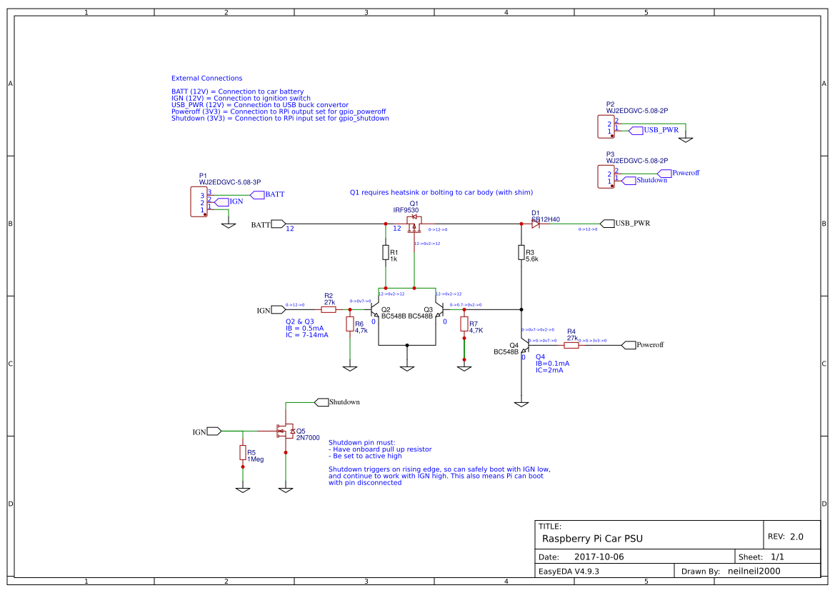Raspberry Pi PSU Platform For Creating And Sharing Projects OSHWLab