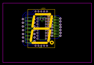 SEVEN SEGMENT MODULE - OSHWLab